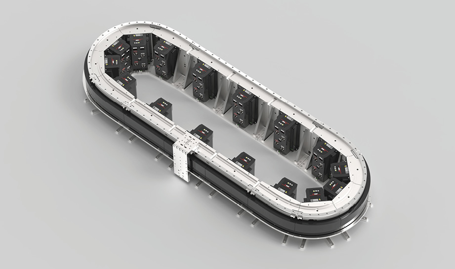 オーバル形状 (⽔平)