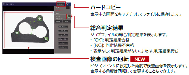 GOTにビジョンセンサの検査結果を表示