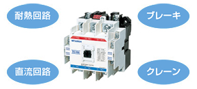 用途別電磁接触器特長